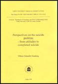Ellinor Salander Renberg : Perspectives on the suicide problem