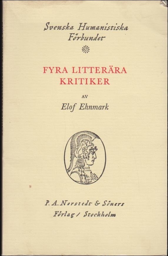 Elof Ehnmark : Fyra litterära kritiker