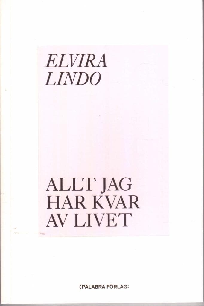 Elvira Lindo : Allt jag har kvar av livet