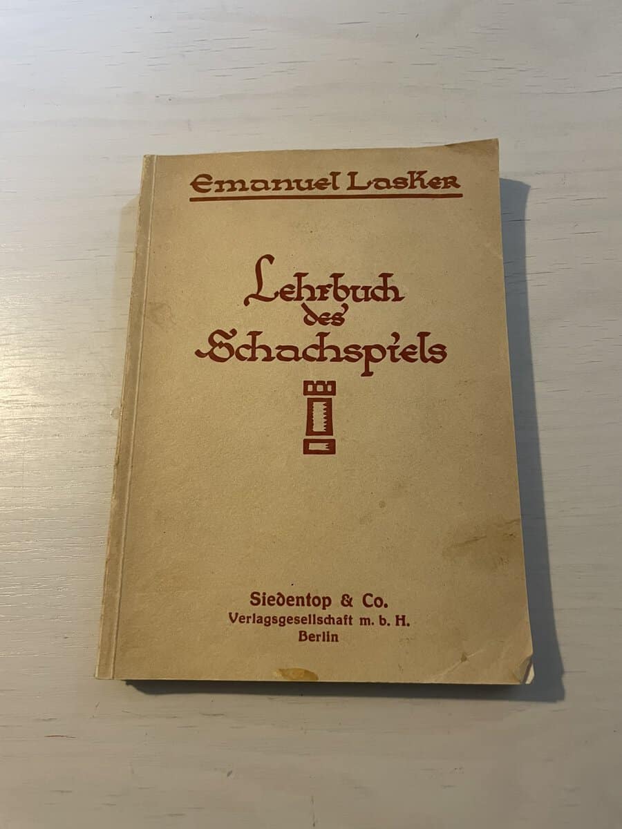 Emanuel Lasker : Lehrbuch des schachspiels