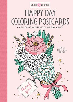 Emelie Lidehäll Öberg : Happy Day Coloring Postcards