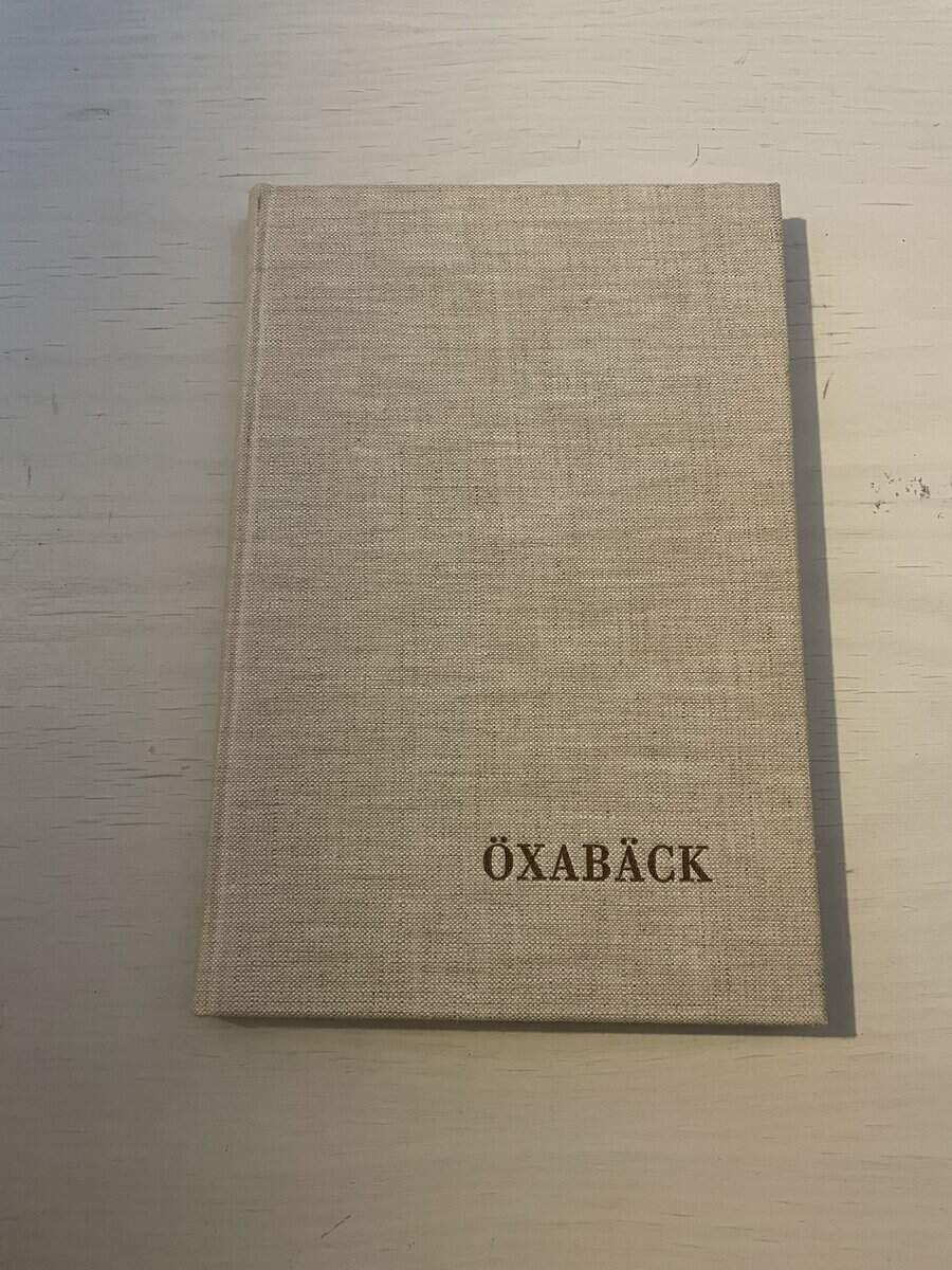 En bok om Öxabäck