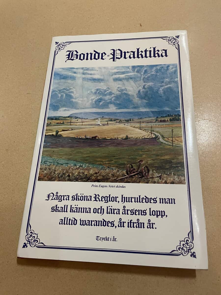 En liten bok, som kallas Bonde-praktika, eller Wäderbok