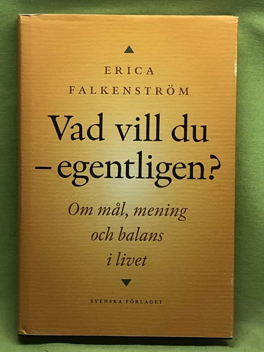 Erica Falkenström : Vad vill du egentligen? - Om mål, mening och balans i livet