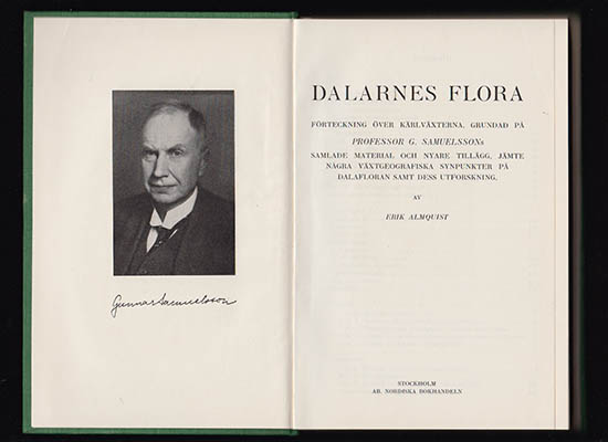 Erik Almquist : Dalarnes flora