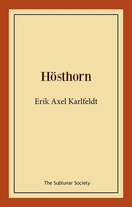 Erik Axel Karlfeldt : Hösthorn