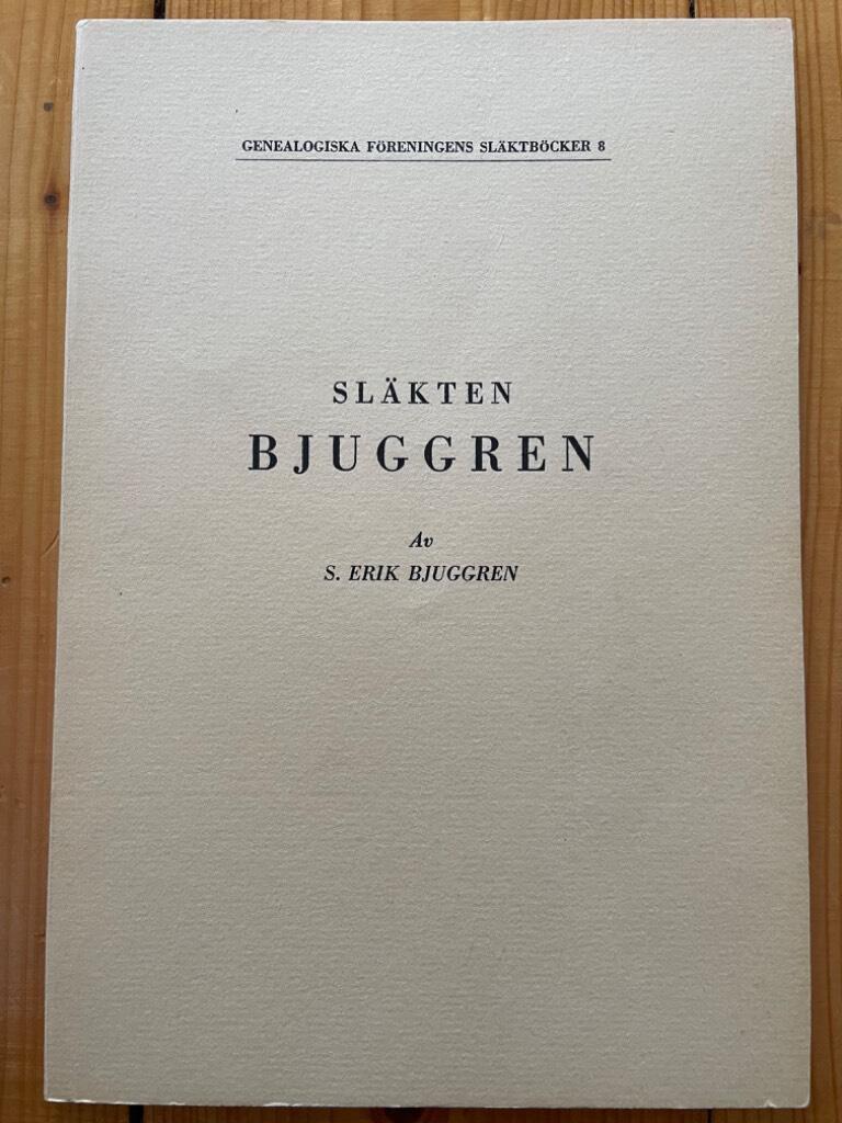 Erik Bjuggren : Släkten Bjuggren
