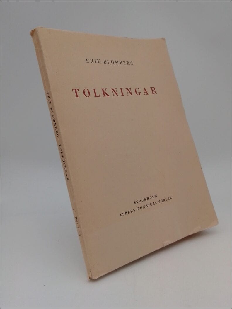 Erik Blomberg : Tolkningar