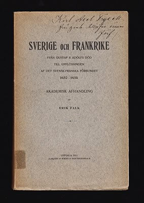 Erik Falk : Sverige och Frankrike