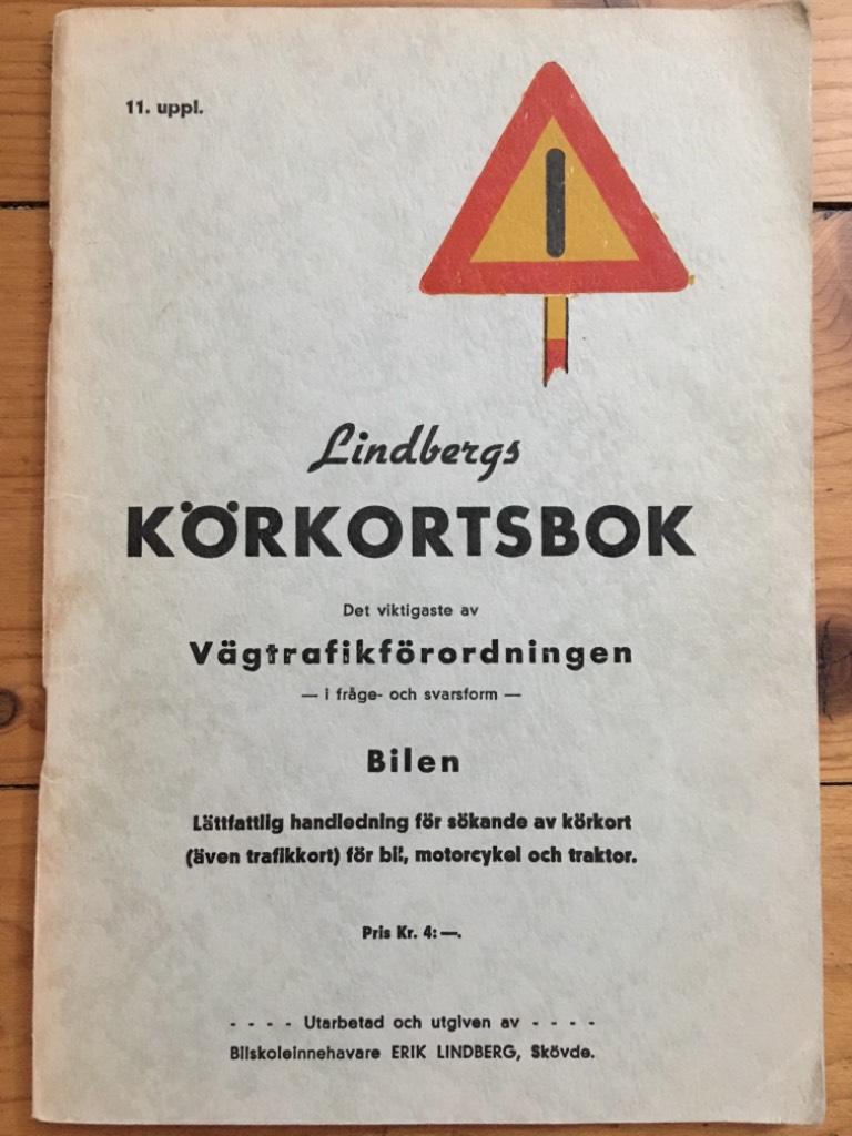 Erik Lindberg : Lindbergs Körkortsbok