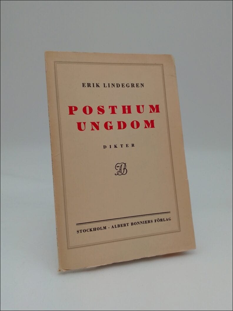 Erik Lindegren : Posthum ungdom