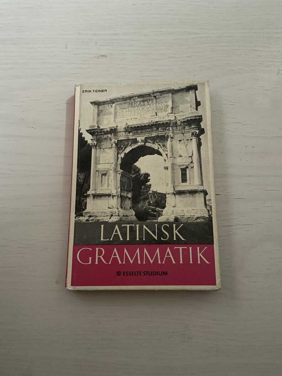 Erik Tidner : Latinsk grammatik