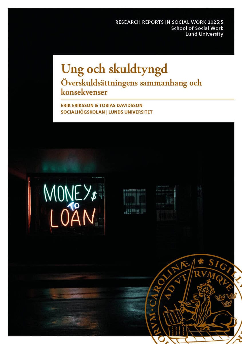 Eriksson, Erik ; Davidsson, Tobias : Ung och skuldtyngd