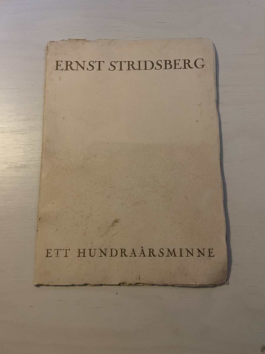 Ernst Stridsberg - ett hundraårsminne
