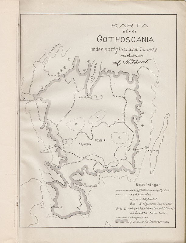Eugen Hemberg : Dvärgbjörkens (Betula nana L.) utbredning och sydgräns i Gothoscania