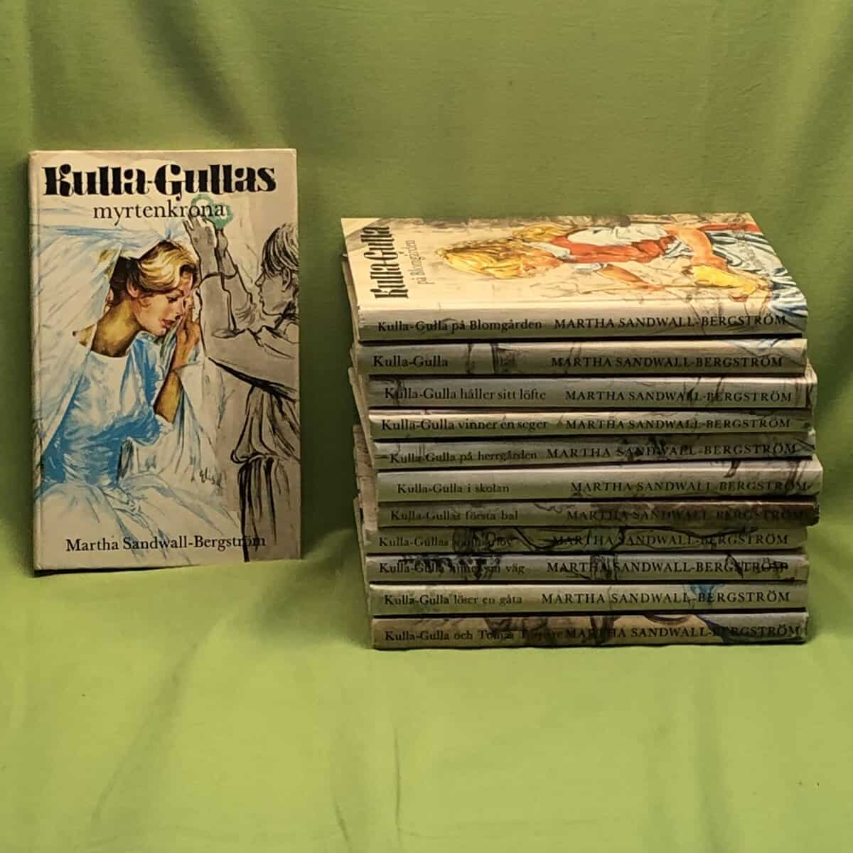 Eva Stålsjö Martha Sandwall-Bergström : Kulla-Gulla (hela serien 12 band)