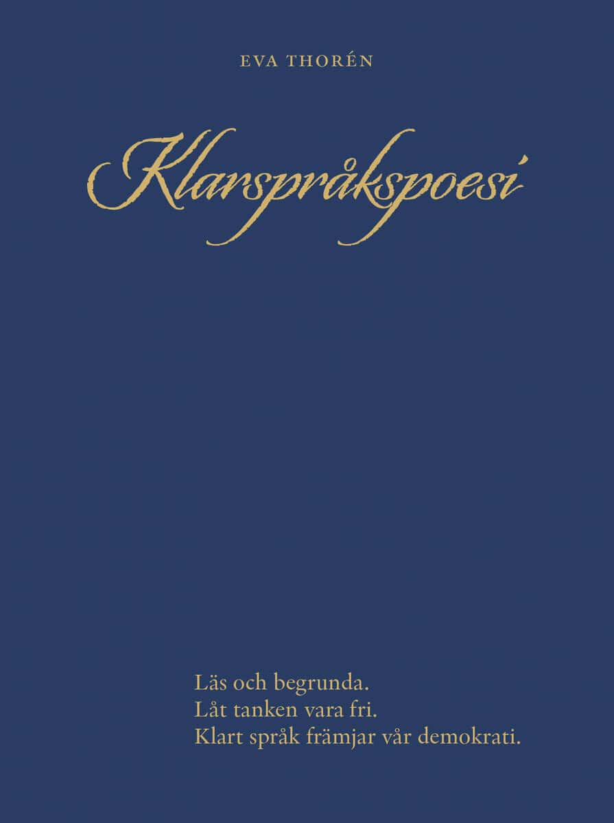 Eva Thorén : Klarspråkspoesi