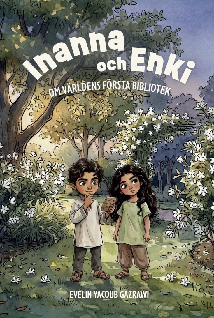 Evelin Yacoub Gazrawi : INANNA OCH ENKI. Om världens första bibliotek