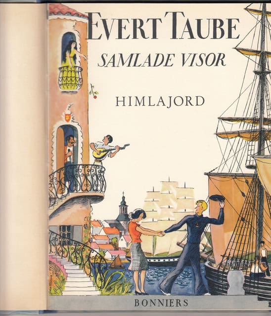 EVERT. TAUBE : Samlade visor Himlajord, Dikter, melodier och målningar