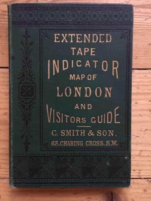 Extended Tape Indicator Map of London and visitors Guide
