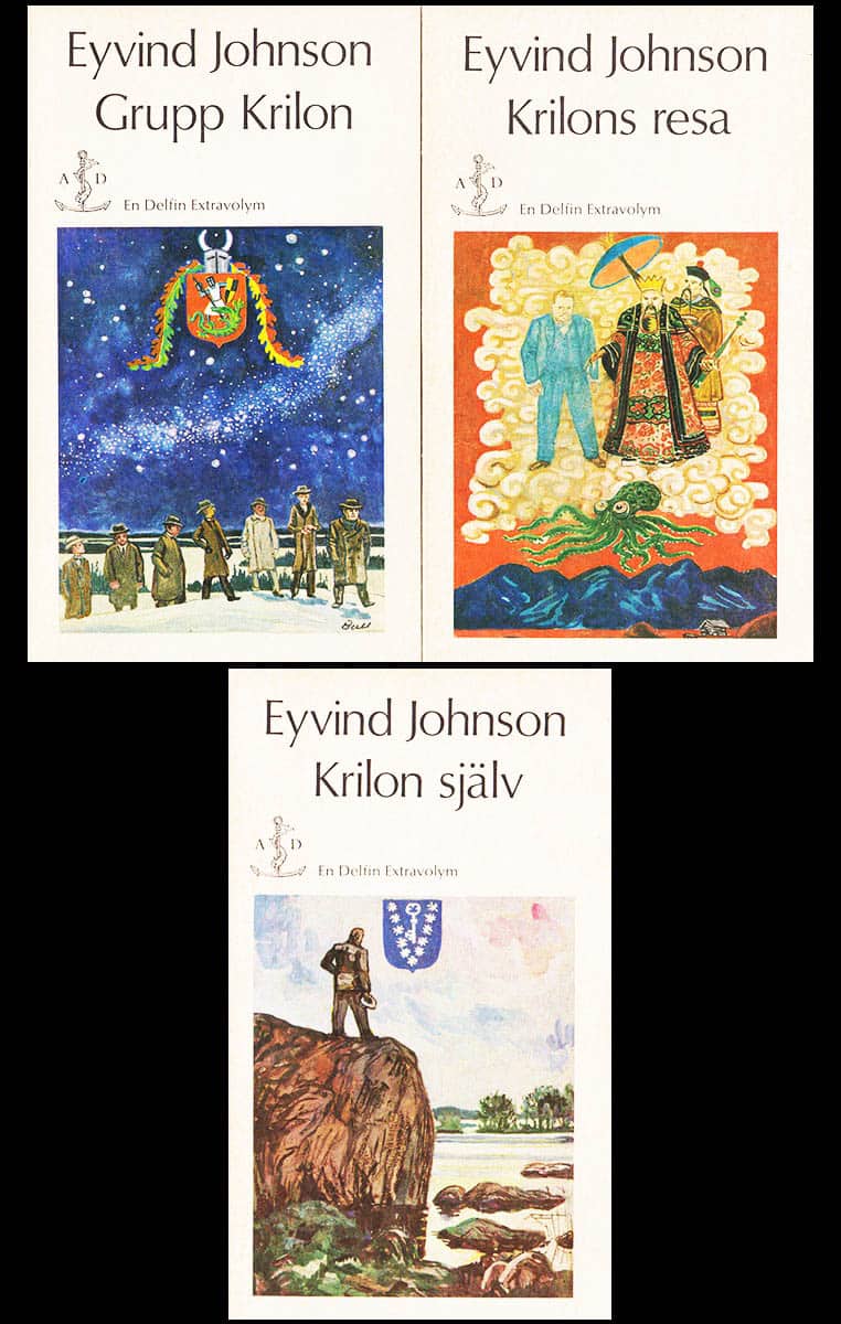 Eyvind Johnson : Grupp Krilon. Roman + Krilons resa. Roman + Krilon själv. Roman (komplett)