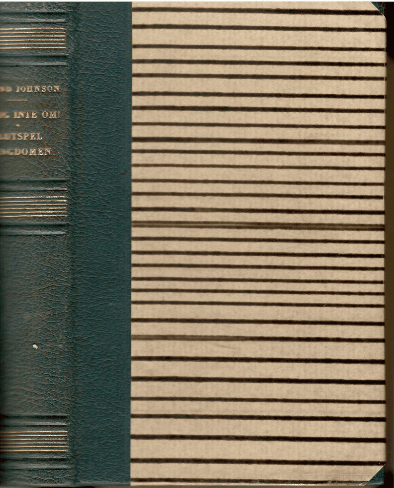 Eyvind Johnson : Se dig inte om ! & Slutspel i ungdomen