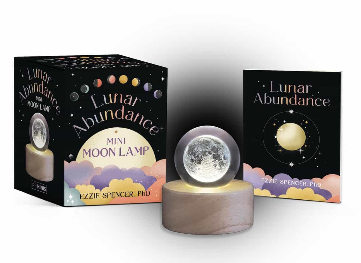 Ezzie Spencer : Lunar Abundance Mini Moon Lamp