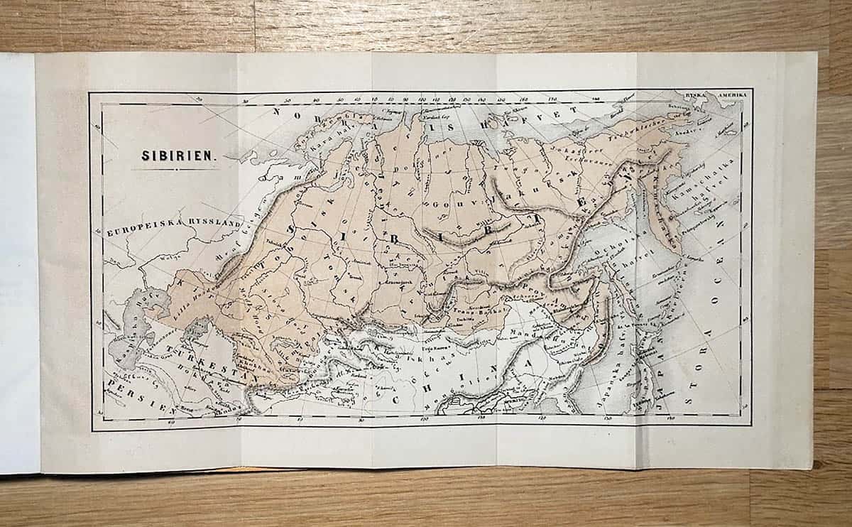 F. de Lanoye : Siberien. Efter de nyaste resandes uppgifter. Med 24 Planscher och 1 Karta