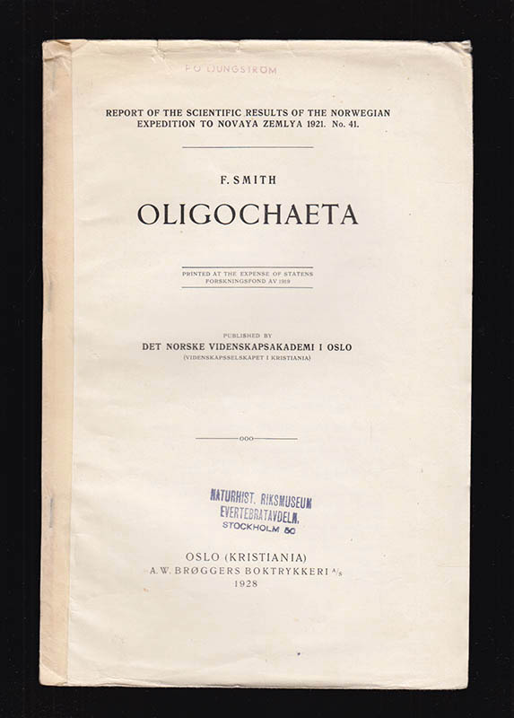 F. Smith : Oligochaeta