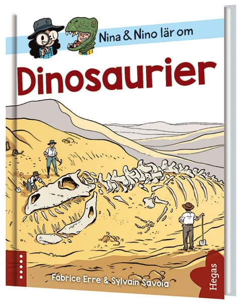 Fabrice Erre : Nina och Nino lär om dinosaurier