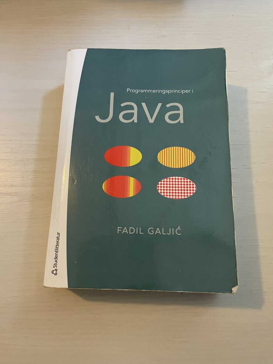 Fadil Galji : Programmeringsprinciper i Java
