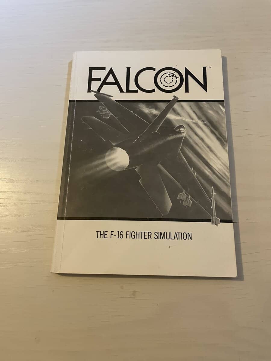 Falcon - The F-16 Fighter Simulation - Atari - Spelmanual