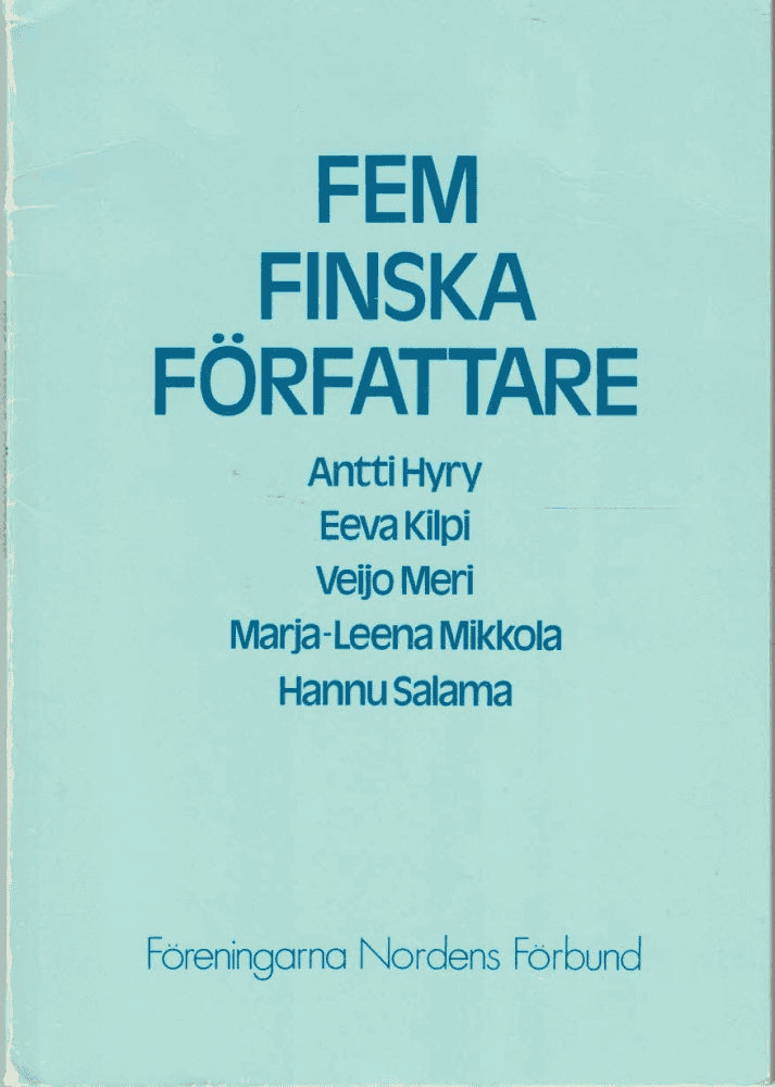 Fem finska författare