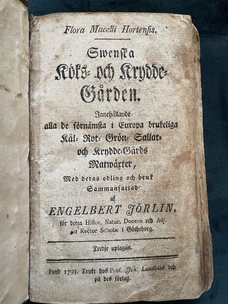 Fem klassiska arbeten inom trädgårdsskötsel m.m.