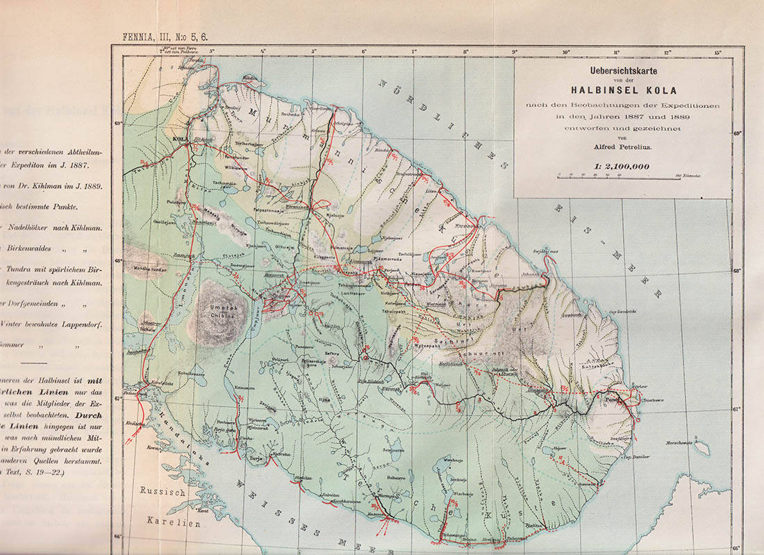 Fennia 3. Bulletin de la Societas geographica de Finlande. Suomen maantieteellinen seura. Serie utgiven av Sällskapet för Finlands geografi. N:o 1-17 (hel årgång - innehållsförteckning se bild)