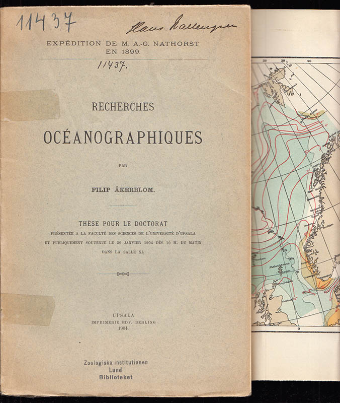 Filip Åkerblom : Recherches océanographiques par Filip Åkerblom