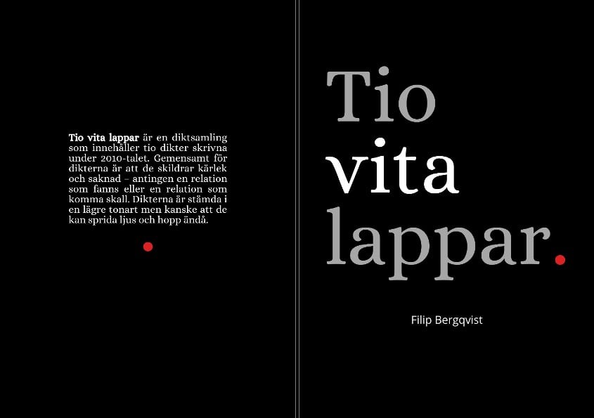 Filip Bergqvist : Tio vita lappar