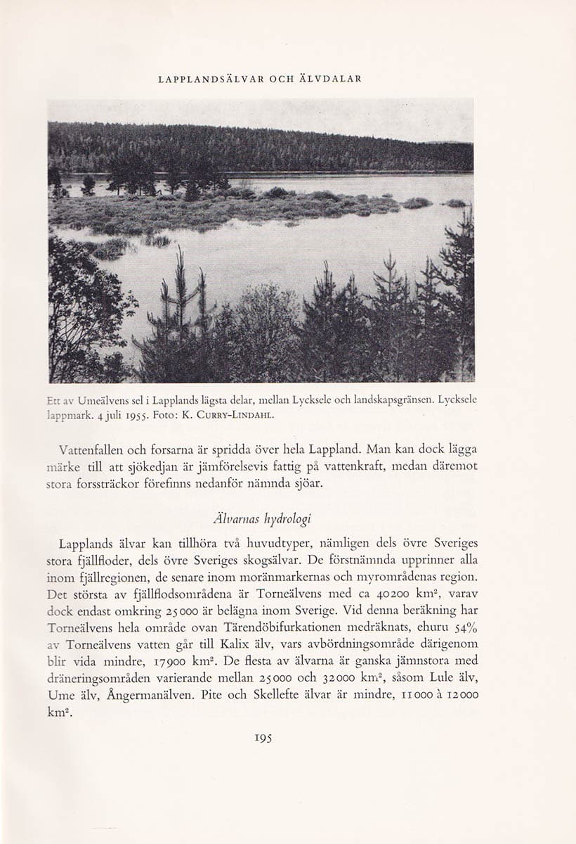 Filip Hjulström : Lapplandsälvar och älvdalar