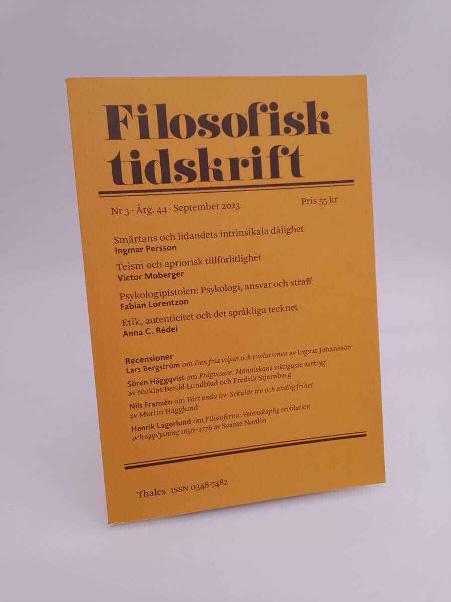 Filosofisk tidskrift : 2023/3