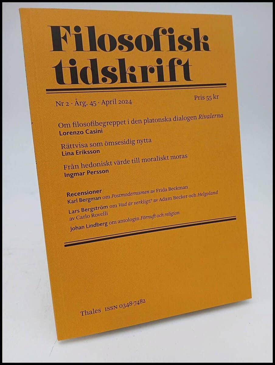 Filosofisk tidskrift : 2024 / 2