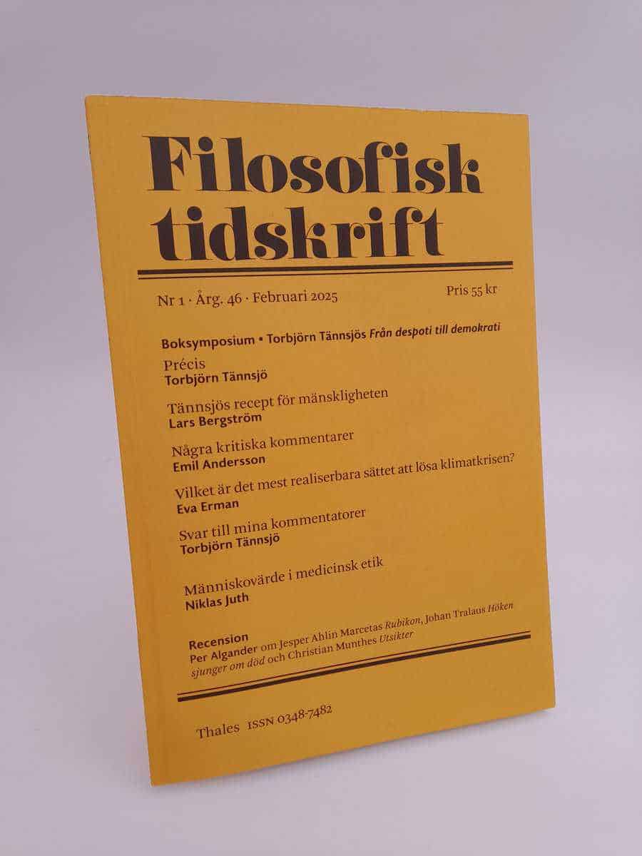 Filosofisk tidskrift : 2025/1