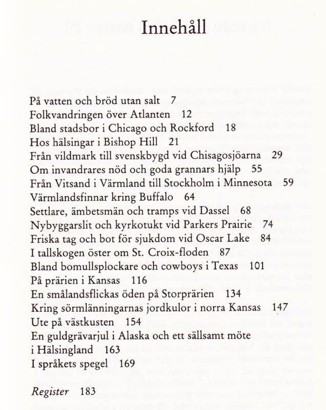 Folke Hedblom : Svensk-Amerika berättar