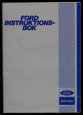 Ford instruktionsbok