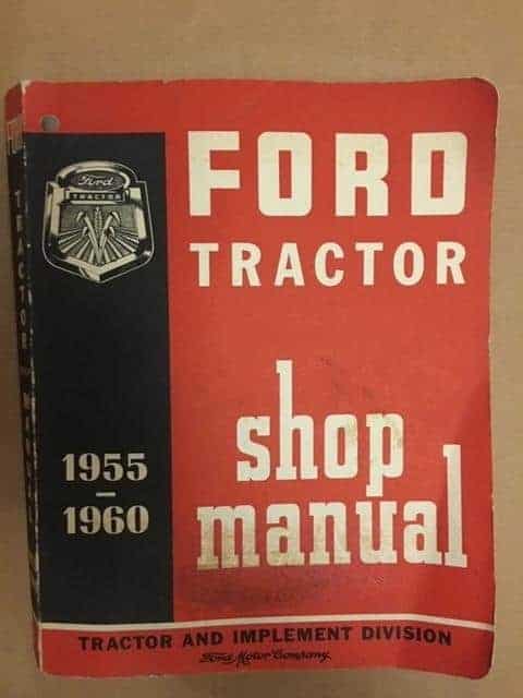 Ford Tractor Shop Manual 1955-1960