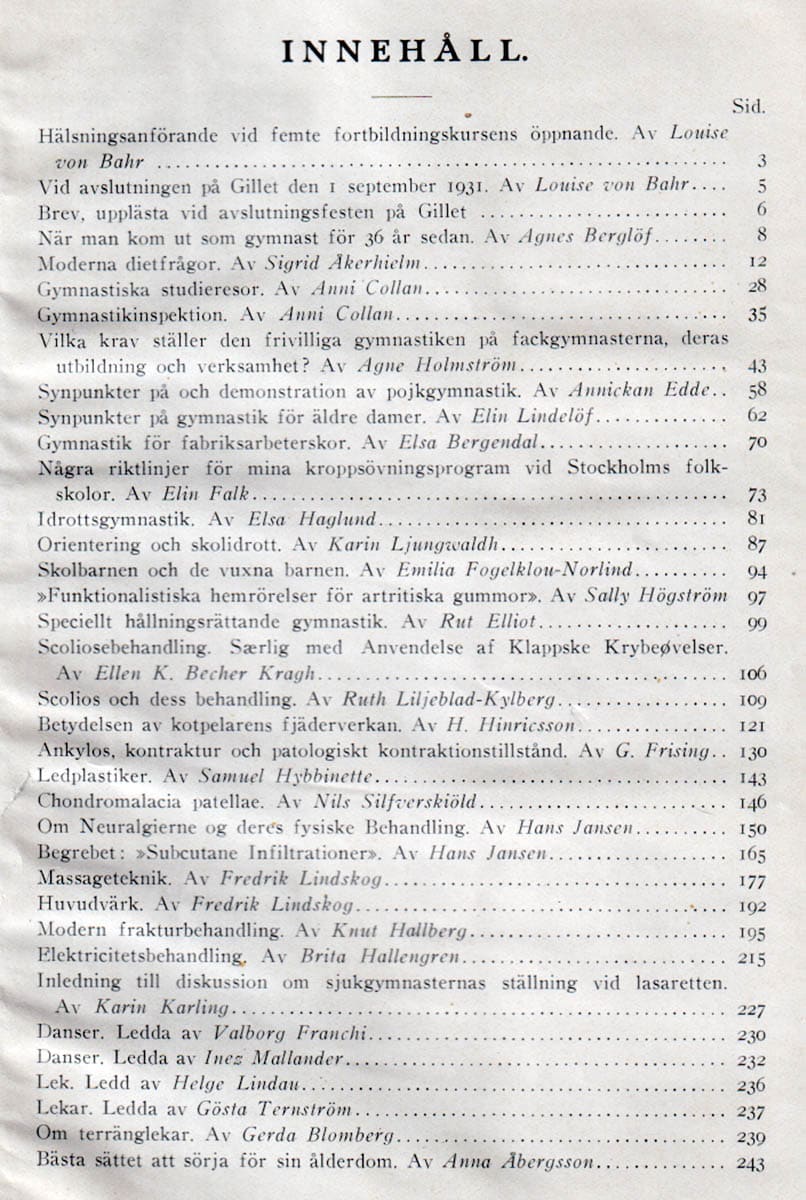 Föreläsningar m. m. från föreningen G. C. I:s 5:te fortbildningskurs 19 Augusti-1 September 1931