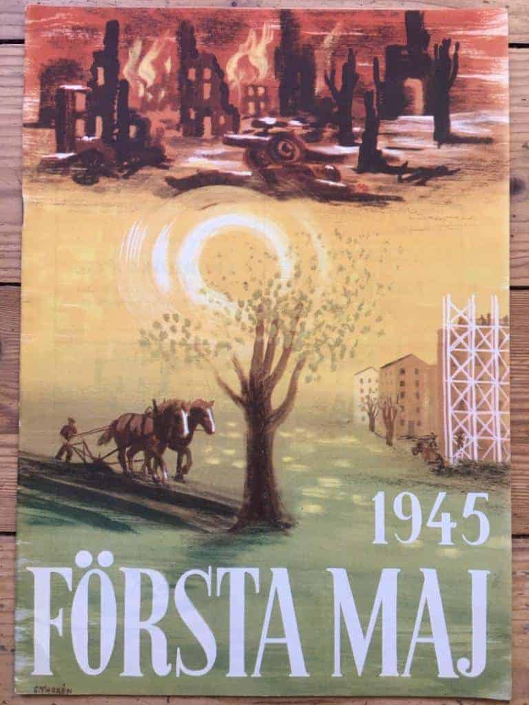Första maj 1945 (Socialdemokraternas demonstrationstidning)