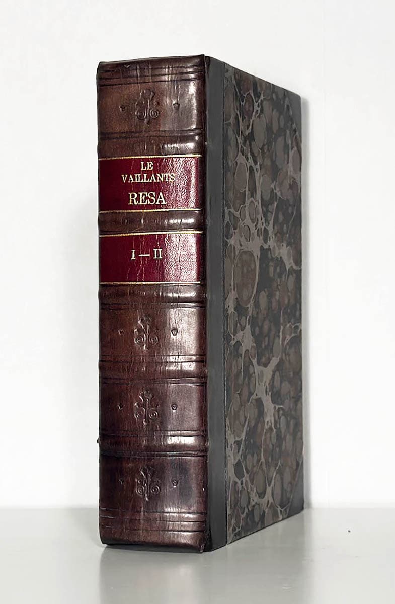 François Le Vaillant : Le Vaillants Sednare Resa uti Södra Afrika, Åren 1784 och 1785, från Goda Hopps Udden jämte Atlantiska Hafwet til och innom Wändkretsen. Sammandrag. Förra - Sednare Delen (I-II)