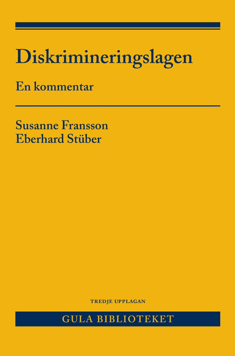 Fransson, Susanne ; Stüber, Eberhard : Diskrimineringslagen