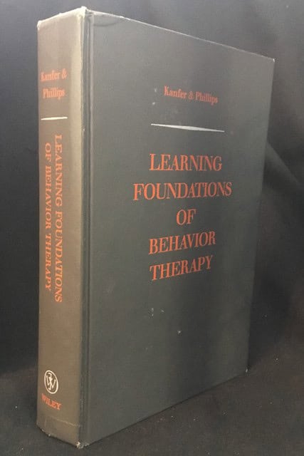 Kanfer, Frederick H. Phillips, Jeanne S : Learning foundations of behavior therapy
