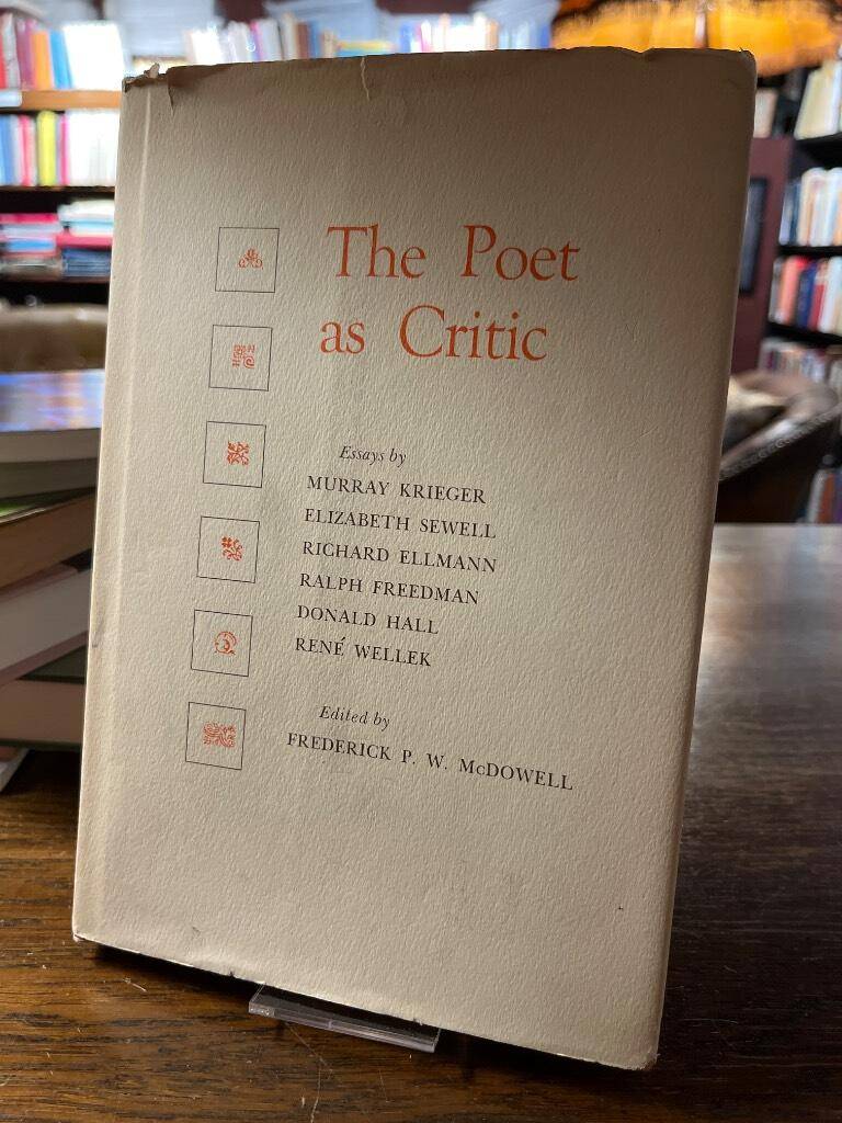 Frederick P. W. McDowell : The poet as critic